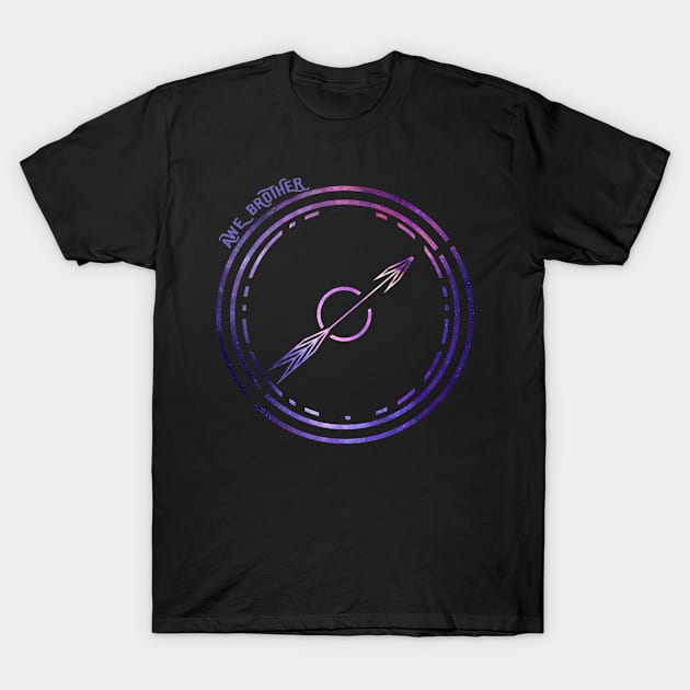 Galaxy Compass T-Shirt by EganKing